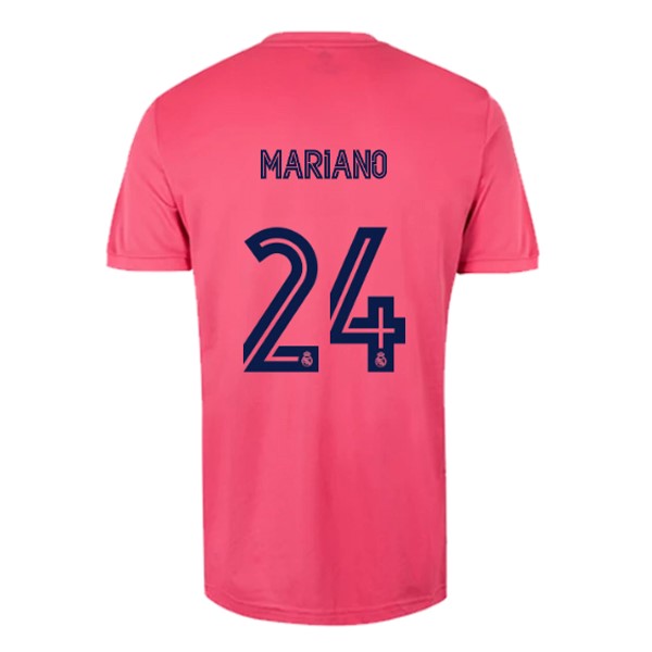 Camiseta Real Madrid 2ª NO.24 Mariano 2020-2021 Rosa